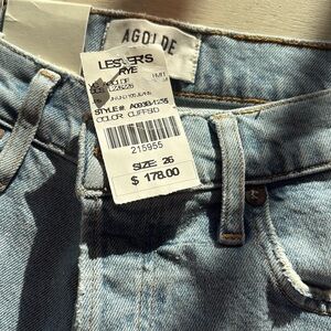 Brand new never worn agolde jeans